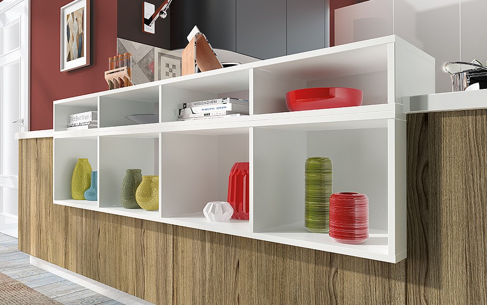 Кухня Эмма с радиусными элементами