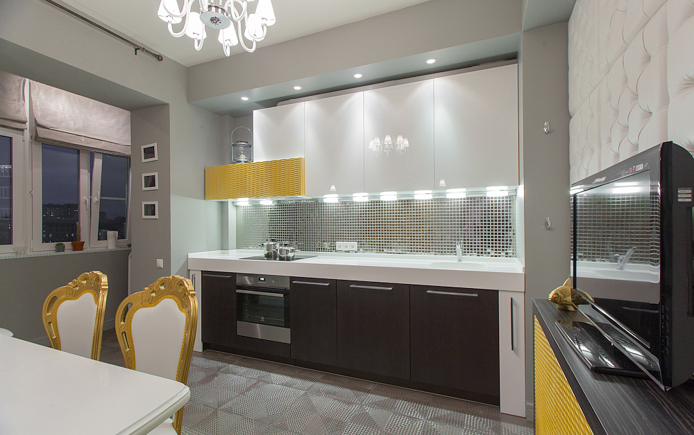 Кухня Фаворит 3 с фрезеровкой Новая волна