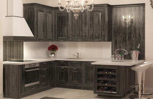 Угловая кухня 10 кв. м