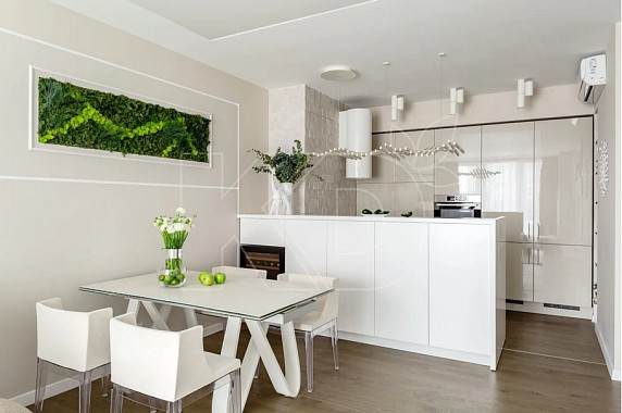 проект П-образной кухни