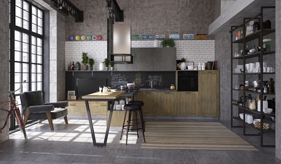 Серая кухня в Санкт-Петербурге