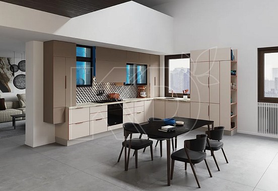 Угловые кухни модерн для маленькой кухни