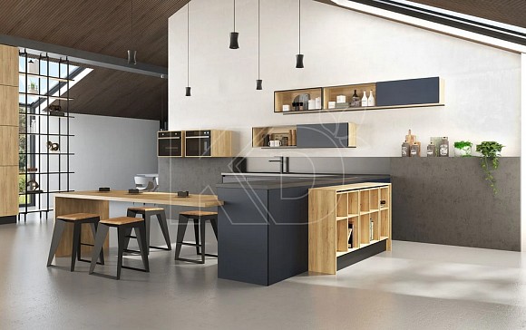 Кухни мдф в стиле модерн