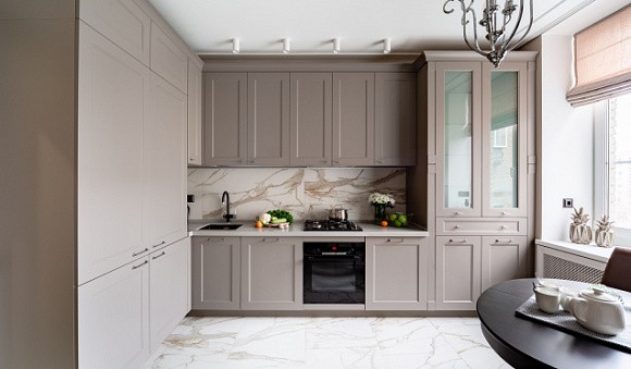 Серая кухня в Санкт-Петербурге