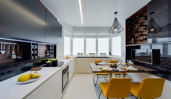 Белая кухня в Санкт-Петербурге