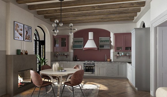 Светлая кухня в Арзамасе