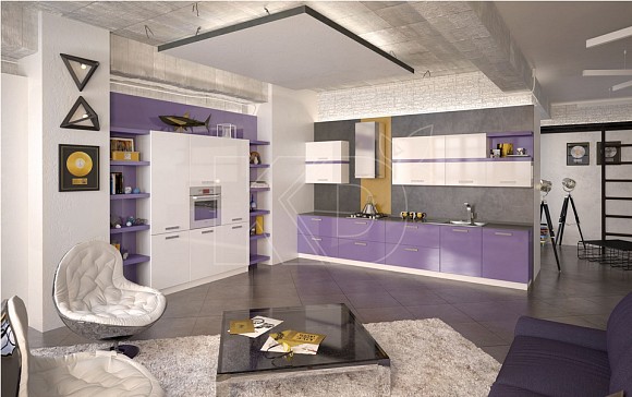 прямой кухонный гарнитур