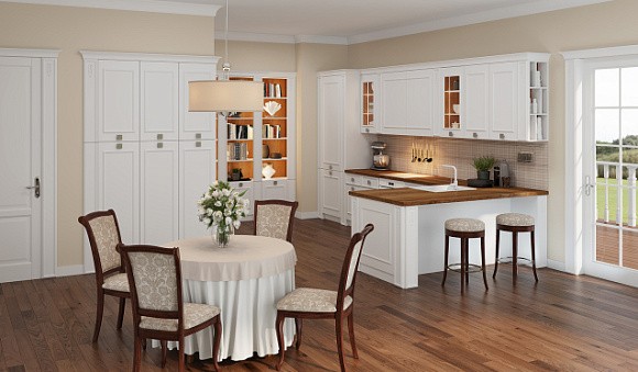 Белая кухня в Кирове