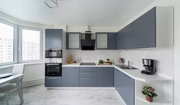 Серая кухня в Самаре