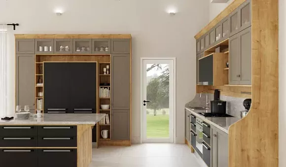 Серая кухня в Самаре