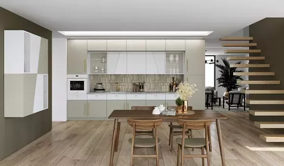 Светлая кухня в Арзамасе