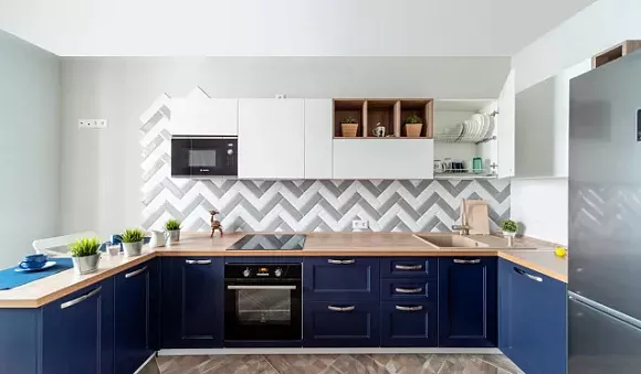 Синяя кухня в Наро-Фоминске