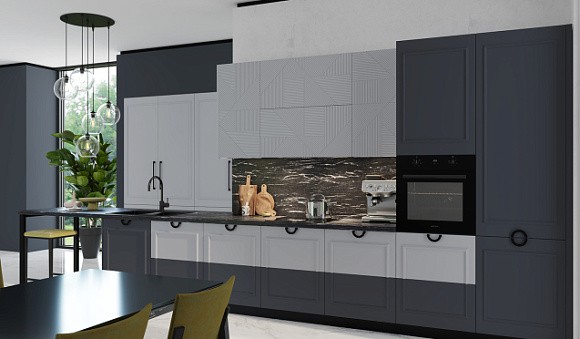 Дизайн стен на кухне