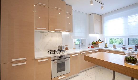 Светлая кухня в Арзамасе