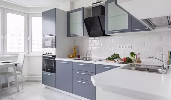 Серая кухня в Самаре