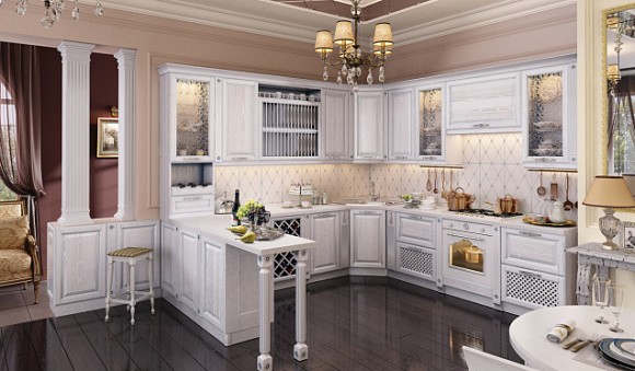 Белая кухня в Кирове