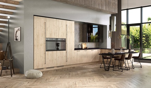 Бежевая кухня в Нальчике