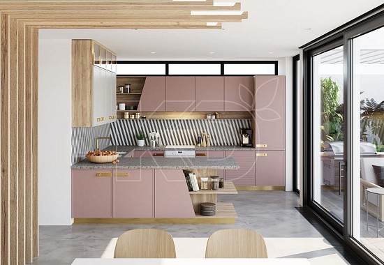 Кухни мдф в стиле модерн