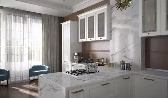 Серая кухня в Самаре