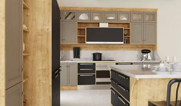 Серая кухня в Санкт-Петербурге