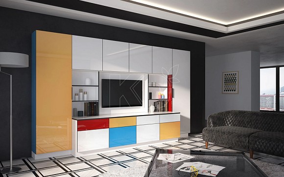 Гостиная мебель светлого цвета