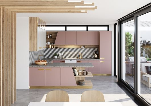 Матовые или глянцевые фасады кухни