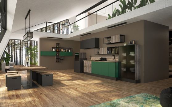 Кухни без ручек