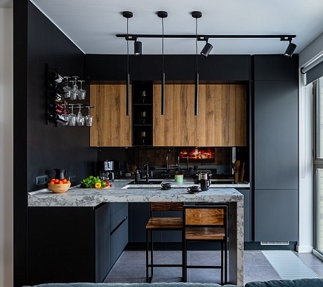 Кухня Ханна Натив + Стоун Вуд